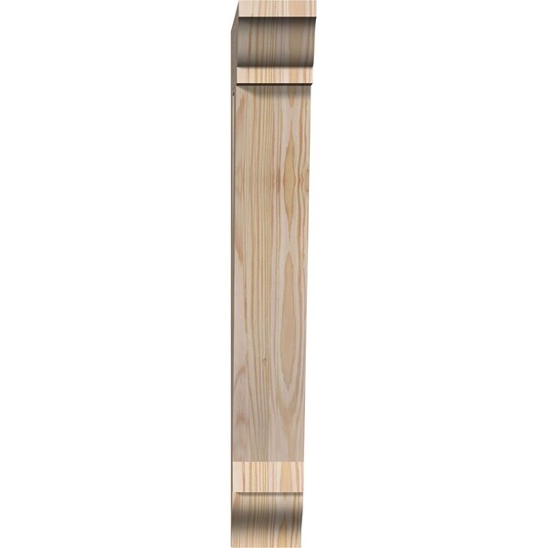 Traditional Traditional Smooth Bracket, Douglas Fir, 3 1/2W X 14D X 26H